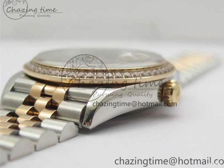 BP Bracelet Roman Dial on 36 Best Edition 1:1 DateJust SS Gray Maker RG Jubilee 126281 0418